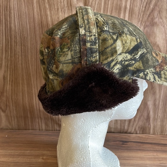 Winter Aviator Camouflage Trapper Hats Ear Flaps Windproof Thermal Fur Cap Men - Picture 4 of 8